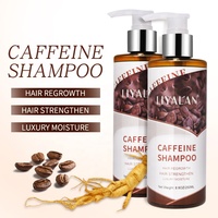 Shampooing nourrissant à base de caféine naturelle pour soins des cheveux, Anti-chute et croissance des cheveux, marque privée