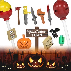 WM Blocks Film d'horreur Halloween Minifigs Action <span class=keywords><strong>Freddy</strong></span> Killer Jason Mini blocs de construction en plastique pour enfants Cadeau Jouet WM6101-6102 - Product Image 1