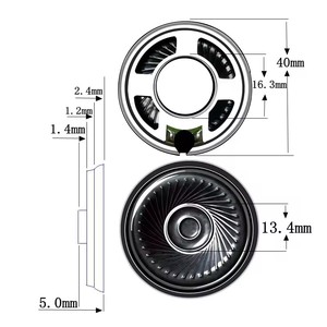 2024 Manorshi Âm Thanh Lớn 40Mm Mylar Loa 8 Ohm 0.5W/1W/2W/3W Loa Lớn Ngoài Trời - Product Image 2