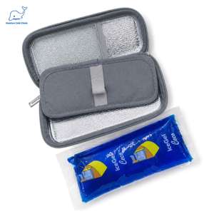 Estuche Refrigerador Portátil para <span class=keywords><strong>Insulina</strong></span> 2-8°C, Bolsa de Hielo Compacta Impermeable para Viajes, Aprobado por la TSA, para Bolígrafos de <span class=keywords><strong>Insulina</strong></span>, para Diabéticos - Product Image 1