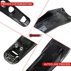 Kit de panneau de commande central de voiture en fibre de carbone sèche de qualité supérieure, style OEM, pour Ferrari F12 - Product Image 6