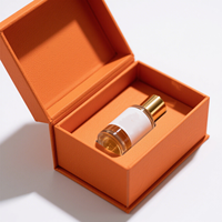 Boîte de parfum 50ml Emballage en carton de qualité supérieure Design à couvercle rabattable Boîte-cadeau vide à retirer pour échantillons de parfum