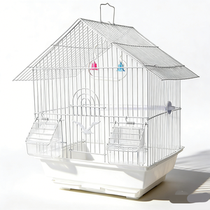 Jaula para Pájaros de Metal y Plástico Personalizada para Razas Pequeñas, Uso en Interiores, Bandeja de Plástico para Cría de Aves Incluida, Multicolor - Product Image 4