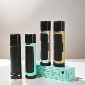 Molino de Hierbas Manual Portátil de Dos Tubos, Triturador de Hierbas de Plástico, Molinillo de Tabaco - Product Image 1