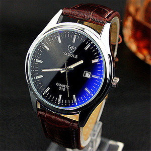Yazole Z 310 orologio da polso dal Design unico impermeabile <span class=keywords><strong>orologi</strong></span> luminosi orologio da <span class=keywords><strong>uomo</strong></span> di lusso cinturino da polso in pelle orologio al quarzo - Product Image 4