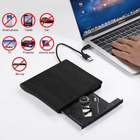 Grabadora Profesional Blu-ray y DVD, Reproductor Blu-ray 4K, Escritor Externo de Blu-ray con Certificado CE, Unidad de DVD Externa