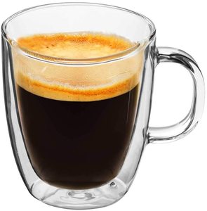 Tazza da Caffè in Vetro Doppio da 8oz 12oz <span class=keywords><strong>per</strong></span> Latte Espresso Cappuccino - Product Image 1