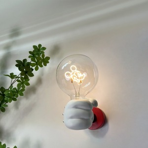 Lámpara de Pared con Forma de Mickey Mouse, Fuente de Luz LED E27, Control de Interruptor, Lámpara de Noche para Habitación Infantil - Product Image 1