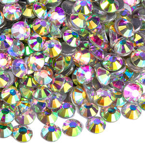Blinginbox nhà máy bán Chất lượng cao không hotfix thạch trên 400 Màu sắc lớn có kích thước Tinh thể thủy tinh cho tự làm đồ trang sức làm - Product Image 2