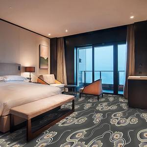 Venta caliente Hotel Roll Carpet Tile Carpet Red Large Walltowall Carpets Floor Official Custom para eventos - Product Image 3