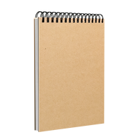 Fournitures scolaires Journal à couverture rigide en spirale Cahier d'exercices Carnet de croquis A4 Cahiers à spirale