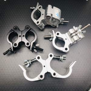 Abrazaderas de haz autoblocantes de fácil bloqueo, abrazaderas de haz de 20mm, 30mm, 40mm, 50mm, 60mm, 1 pulgada, 2 pulgadas, medio acoplador, MINI JR, abrazaderas de iluminación giratorias - Product Image 4