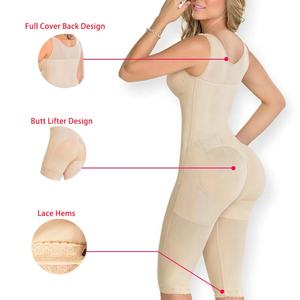Célèbre marque Colombianas corps Shaper Reductoras Y Moldeadoras corps complet Shaper soutien-gorge <span class=keywords><strong>post</strong></span> opératoire ceinture genou longueur avec soutien-gorge - Product Image 3