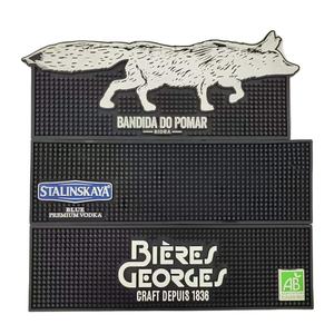 Thickened Non Slip Rubber <b>Bar</b> Service Counter Pad Custom Logo Waterproof Oil Resistant Long <b>Bar</b> Runner Mat For <b>Bar</b> Club - Product Image 2