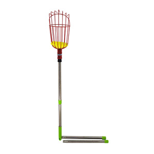 NOUVEAU Poteau de cueillette de fruits <span class=keywords><strong>avec</strong></span> panier Outil de cueillette de fruits télescopique <span class=keywords><strong>avec</strong></span> long <span class=keywords><strong>manche</strong></span> - Product Image 4