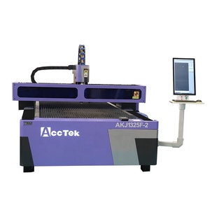 Cortadora láser AccTek, cortadora láser de fibra de doble cabezal y cortadora láser Co2 para metal y no metal, 1300x2500mm - Product Image 1