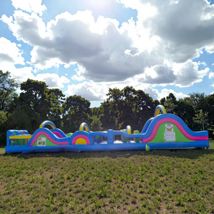 Parcours d'obstacles gonflable interactif et coloré, équipement <span class=keywords><strong>de</strong></span> jeu avec une capacité <span class=keywords><strong>de</strong></span> 500 kg, matériau PVC, taille personnalisable - Product Image 3