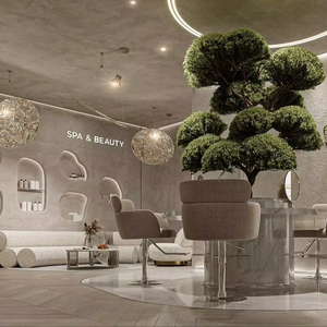 Modern Nail Bar Furniture | Custom Salon Interior Design for Spa & Beauty Hair Salon - Product Image 1