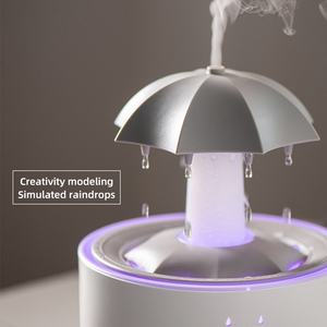 Umidificatore Elettrico Portatile per Auto da 300ml con Luce Notturna a LED a Forma di Nuvola, Diffusore di Aromi con Suono di Gocce d'<span class=keywords><strong>Acqua</strong></span> per Casa - Product Image 2