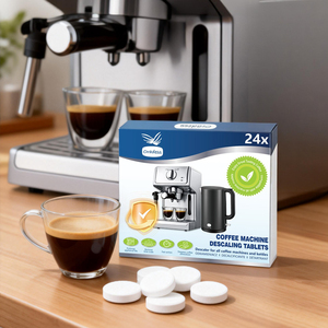 Tablettes détartrantes pour machine à café, tablettes nettoyantes pour <span class=keywords><strong>cafetière</strong></span> compatibles avec Breville <span class=keywords><strong>Nespresso</strong></span> Keurig Ninja <span class=keywords><strong>Delonghi</strong></span> - Product Image 1
