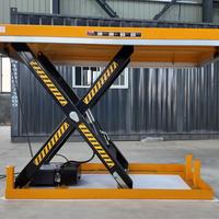 Plataforma Elevadora de Tijera Estacionaria Anticaídas, Plataforma Hidráulica Fija para Transferencia de Materiales en Fábrica