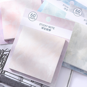 Note adhésive en papier imprimé personnalisé, note adhésive, design ciel étoilé mignon, coloré, pièces - Product Image 4