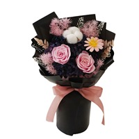 Buket Rumput Pampas Kering Alami dari Sweet Cool Girl untuk Hari Valentine, Kehidupan Abadi, Langsung dari Pabrik, Berkualitas Tinggi