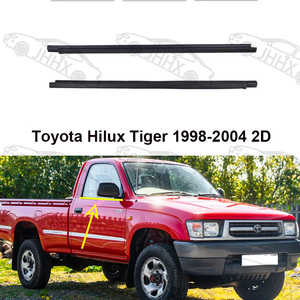 Guarnizione Esterna per Finestrini <span class=keywords><strong>Auto</strong></span> Toyota HILUX 1997-2004 2D, Striscia Sigillante per Vetri Portiere - Product Image 2