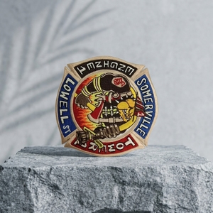 Logo brodé personnalisé, thermocollant, auto-adhésif, sans nickel, en feutre non tissé, forme personnalisée, <span class=keywords><strong>pour</strong></span> vêtements, sacs, casquettes, découpe à chaud - Product Image 1