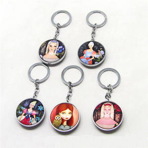 Produttore del Commercio All'ingrosso su ordinazione OEM 3D corona anello chiave del metallo, in lega di zinco divertente souvenir regalo <span class=keywords><strong>portachiavi</strong></span> - Product Image 2