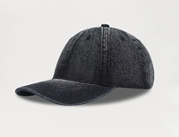 Gorra de Béisbol de Mezclilla para Primavera/Verano, Color Sólido, Casual, Protección Solar, Ajustable, Varios Colores Opcionales