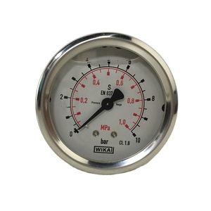 Pressure <b>Gauge</b> Model 233.50.100 Pressure Indicators 0-1000bar G1/2 <b>Threaded</b> Stainless Steel 316L Liquid-filled Shock-resistant - Product Image 1