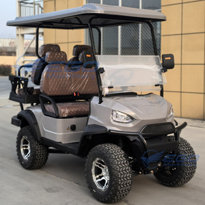 Carro de golf eléctrico de lujo todoterreno, legal para la calle, para caza, vehículo clásico para campo de golf - Product Image 2