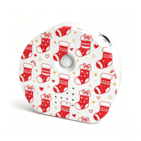 Boîte à oiseaux chantants à détection de mouvement pour les fêtes de Noël, décoration de porche et de marches, alimentée par piles, boîtier en plastique ABS