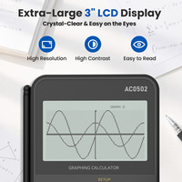 Calculatrice graphique NEWYES avec tablette d'écriture LCD, calculatrice scientifique avancée pour les étudiants en STEM, grand écran