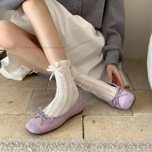 Chaussures tendance en gros pour femmes, ballerines respirantes avec semelle intérieure rembourrée, talon bas - Product Image 4