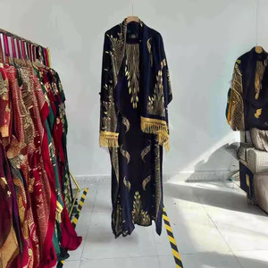 Nuevo Vestido Holgado de Algodón para Mujer Africana, Estilo Verano, Abaya Musulmana con Estampado, Hiyab Árabe de Rayón Suave, Talla Única, Vestido Túnica con Estampado en Caliente - Product Image 5