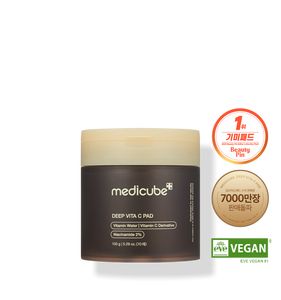 Medicube Deep Vita C Pad, 70 Discos Faciales con Vitamina C, Iluminan la Piel Opaca, Atenúan las Manchas Oscuras, Marcas Post-Acné, Exfoliación Suave - Product Image 1