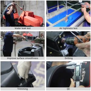 맞춤형 로토 몰드 LDPE 플라스틱 큰 원형 구조 플라스틱 보트 몰드 카누 회전 금형 - Product Image 2