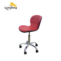 Chaises de poker rouge pour table, avec 5 roues, hauteur réglable, vente d'usine en chine,