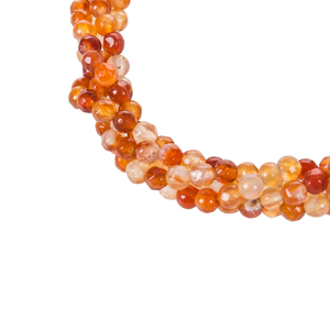 Pulsera de Ágata Natural de 3 Filas WENCHI, Colección de Piedras Preciosas Sueltas - Product Image 2
