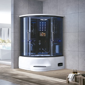 Ducha <span class=keywords><strong>de</strong></span> <span class=keywords><strong>vapor</strong></span> <span class=keywords><strong>con</strong></span> parte superior acrílica integrada, <span class=keywords><strong>Sauna</strong></span> húmeda, Combo <span class=keywords><strong>de</strong></span> <span class=keywords><strong>hidromasaje</strong></span>, cabina <span class=keywords><strong>de</strong></span> baño - Product Image 6