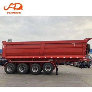 Remorque benne arrière à prix d'usine, 4 essieux, volume de carrossage personnalisable, 50, 60, 70, 80 tonnes, remorque multi-transports pour le transport du <span class=keywords><strong>charbon</strong></span> - Product Image 4