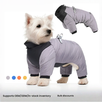 Veste pour chien à haute visibilité avec bande lumineuse, cordon de serrage au cou, poignets côtelés, respirante, imperméable et épaisse, best-seller