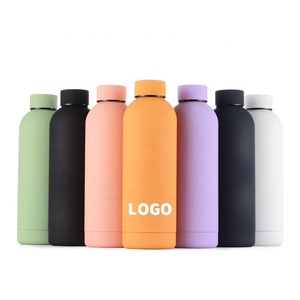 350ml 500ml 750ml 1000ml Stainless Steel Powder Standard Mouth Double Wall Vacuum Insulated <b>Flask</b> for LED Temperature - Product Image 1