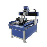 Nouvelle machine de fraisage CNC 4 axes avec axe rotatif, petite fraiseuse CNC pour métal et bois 6090