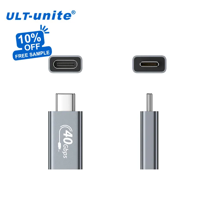 ULT-यूनाईटेड यूएसबी एडाप्टर समर्थन यूएसबी PD3.1 48V 5A 40Gbps USB4 प्रकार CM/सीएफ एडाप्टर