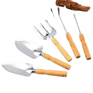 Juego de <span class=keywords><strong>palas</strong></span> de acero inoxidable para trabajos de jardín para rastrillar Plantar vegetales tirar de flores - Product Image 4