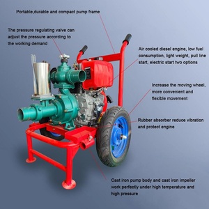Pompa d'Acqua ad Alta Pressione da 12Hp con Doppia Turbina da 3 Pollici per Sistema di Irrigazione con Irrigatore a Cannone - Product Image 6