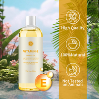 Huile de vitamine E pressée à froid 100% pure pour cosmétiques, peau, lèvres, visage - Riche en D-Alpha Tocophérol naturel, non-OGM |   Marque privée 500ML